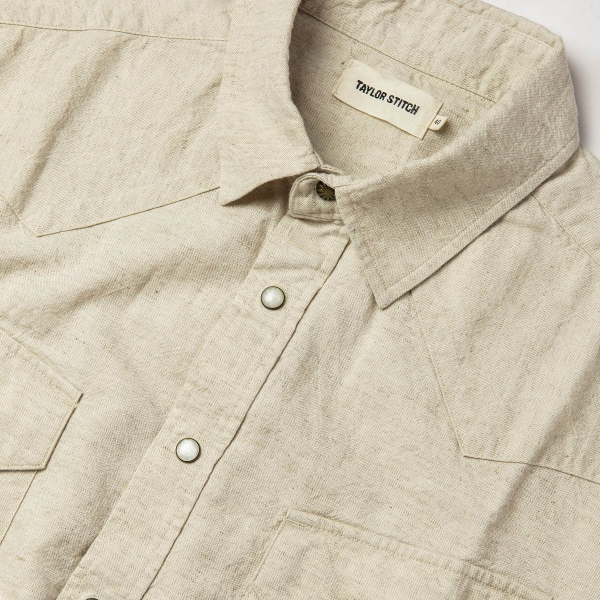 The Short Sleeve Western in Natural