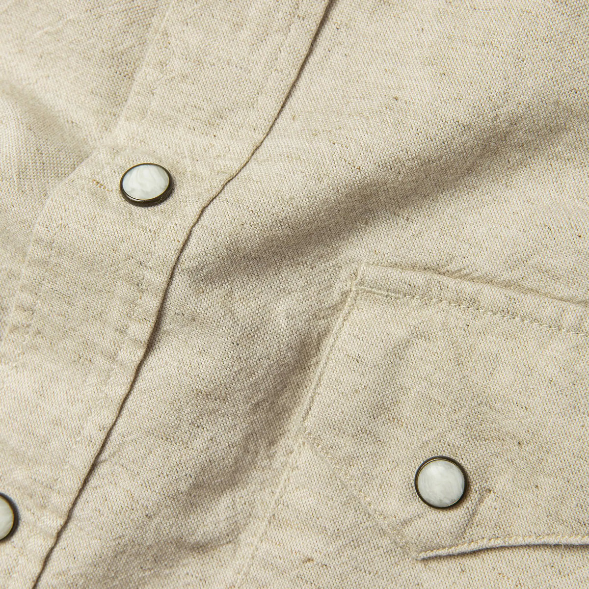 The Short Sleeve Western in Natural