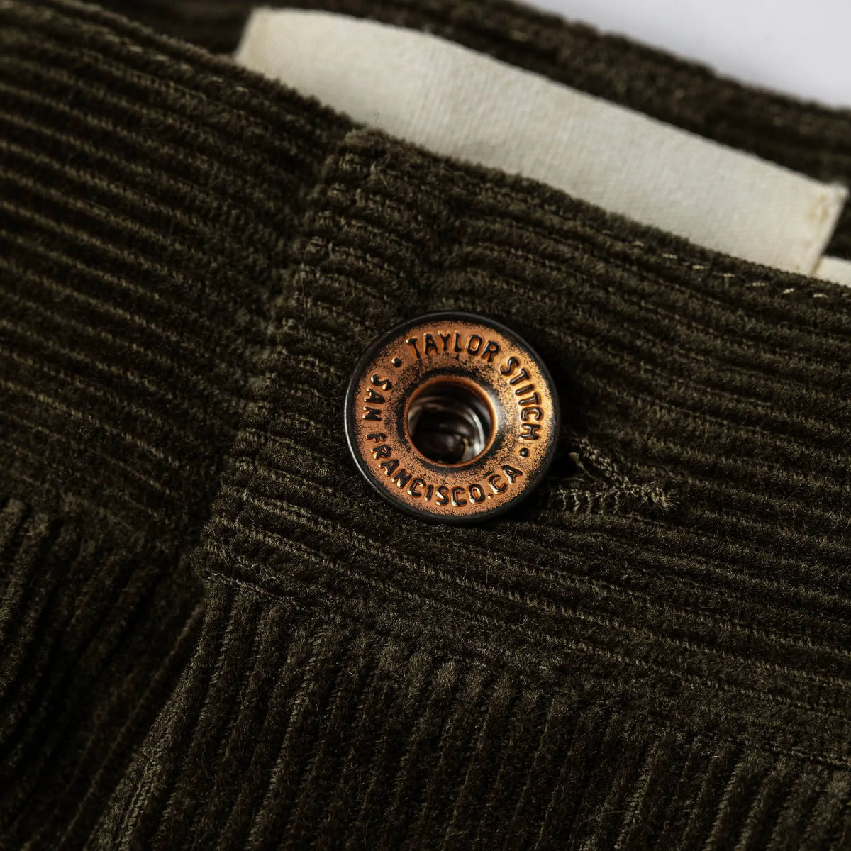The Camp Pant in Olive Corduroy