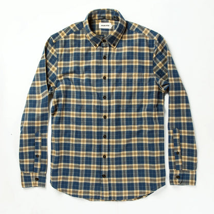 The Jack in Brushed Navy Plaid