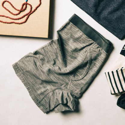 The Merino Boxer in Heather Grey