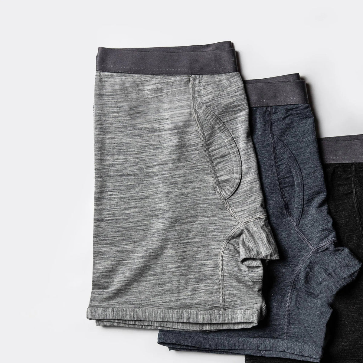 The Merino Boxer in Heather Grey