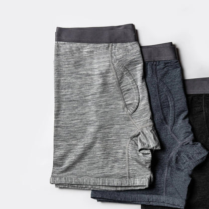 The Merino Boxer in Heather Grey