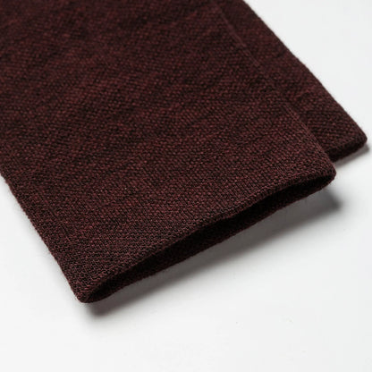 The Merino Sock in Maroon