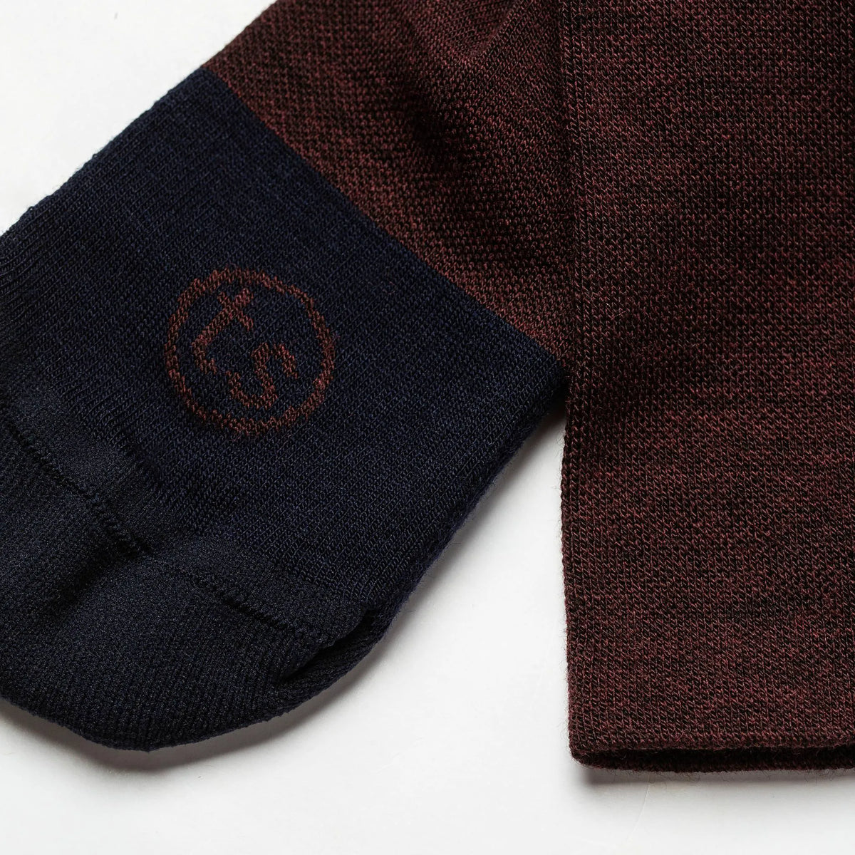 The Merino Sock in Maroon
