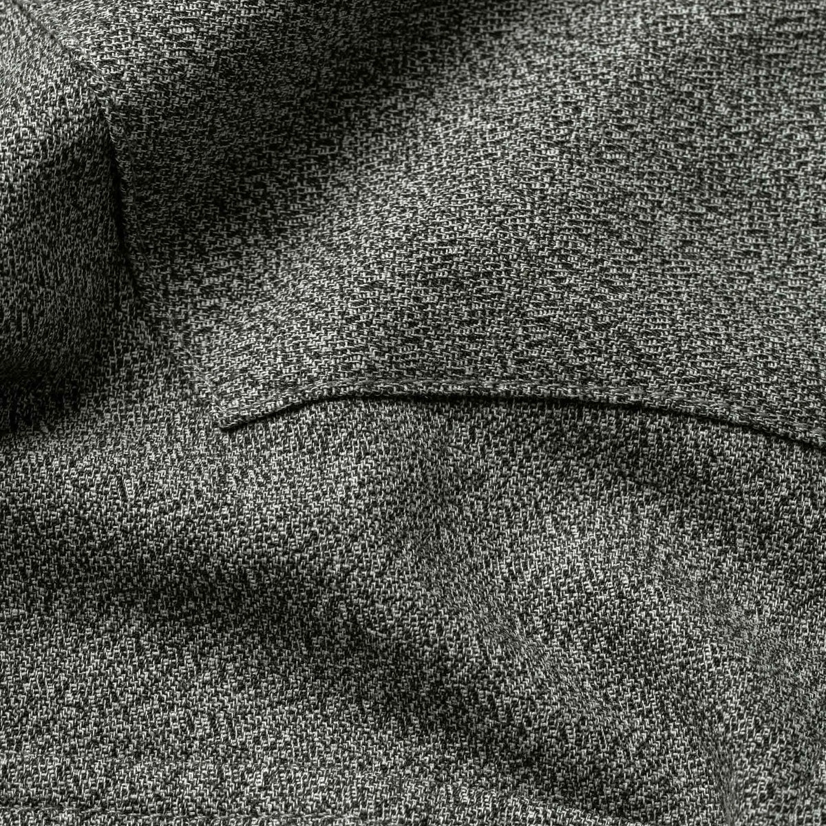 The Western Shirt in Olive Melange