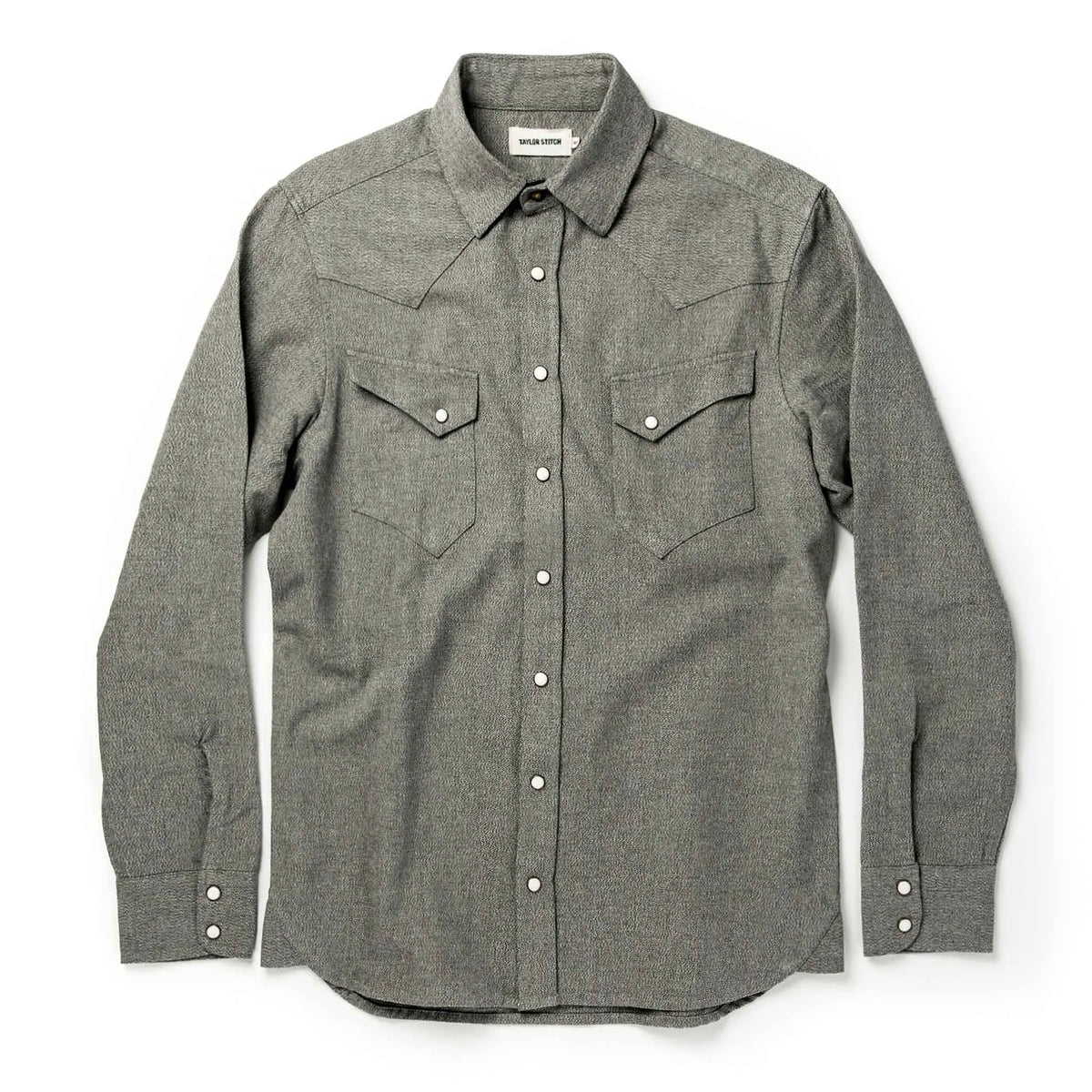 The Western Shirt in Olive Melange
