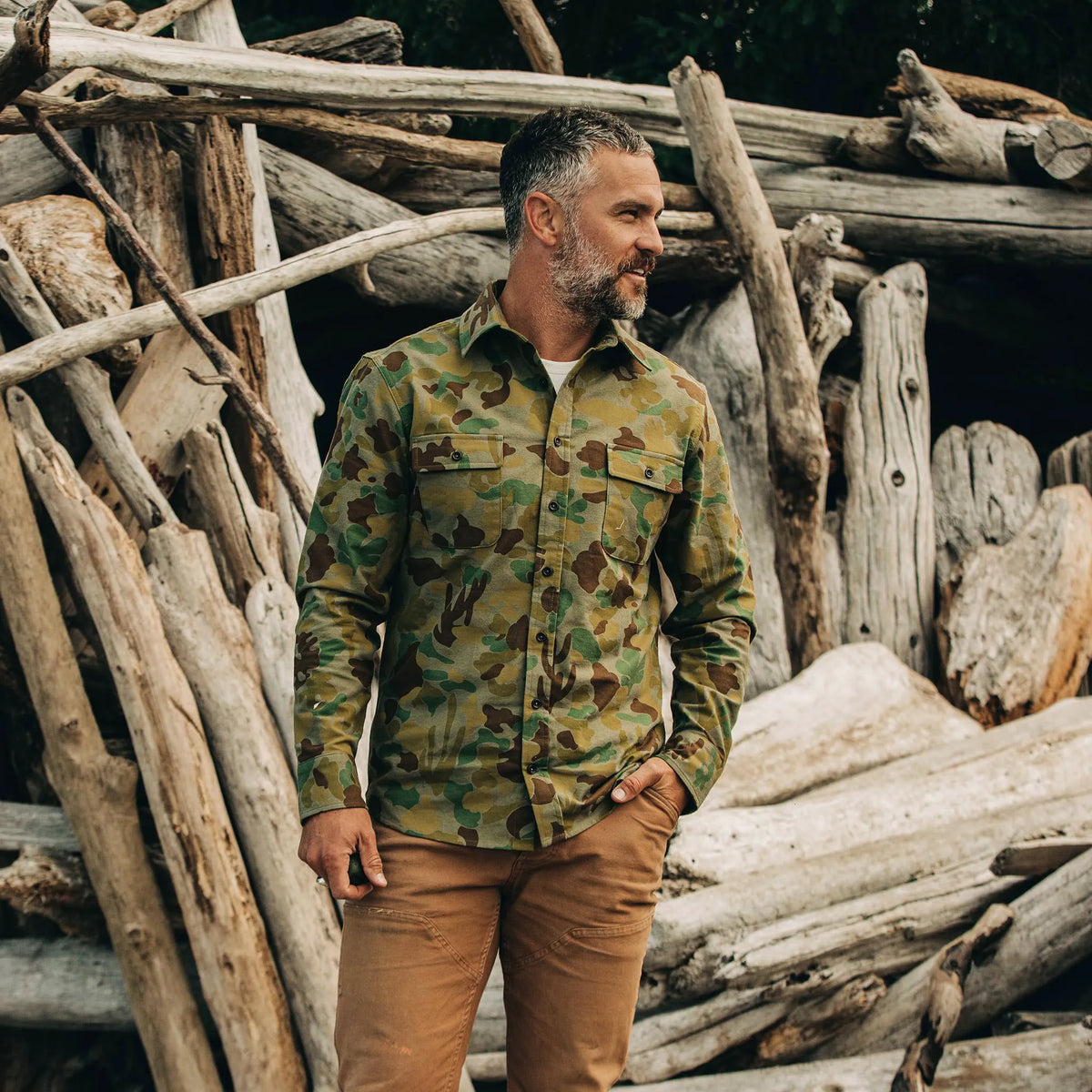 The Yosemite Shirt in Arid Camo