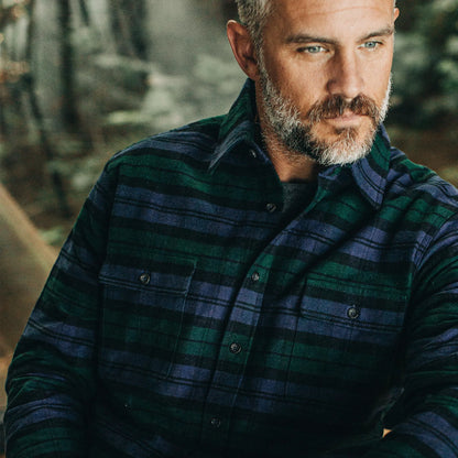 The Yosemite Shirt in Blackwatch Plaid