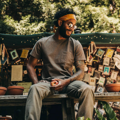 The Heavy Bag Tee in Espresso