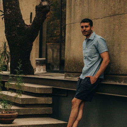 The Tulum in Blue Chambray
