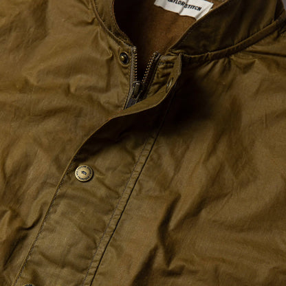 The Bomber Jacket in Field Tan Wax Canvas