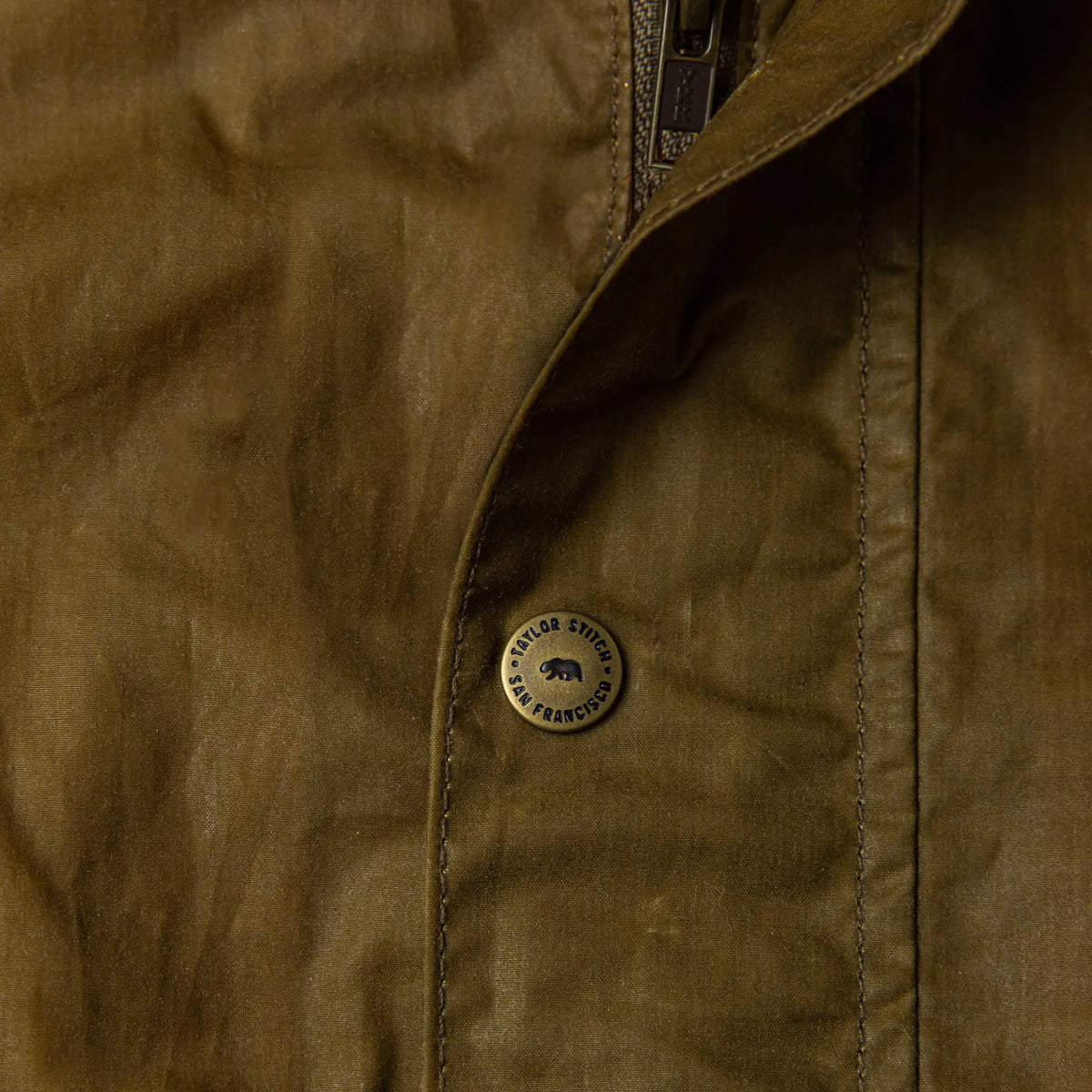 The Bomber Jacket in Field Tan Wax Canvas