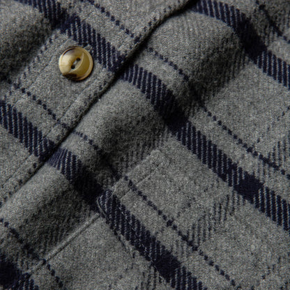 The Crater Shirt in Ash Plaid
