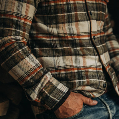 The Crater Shirt in Tan Plaid