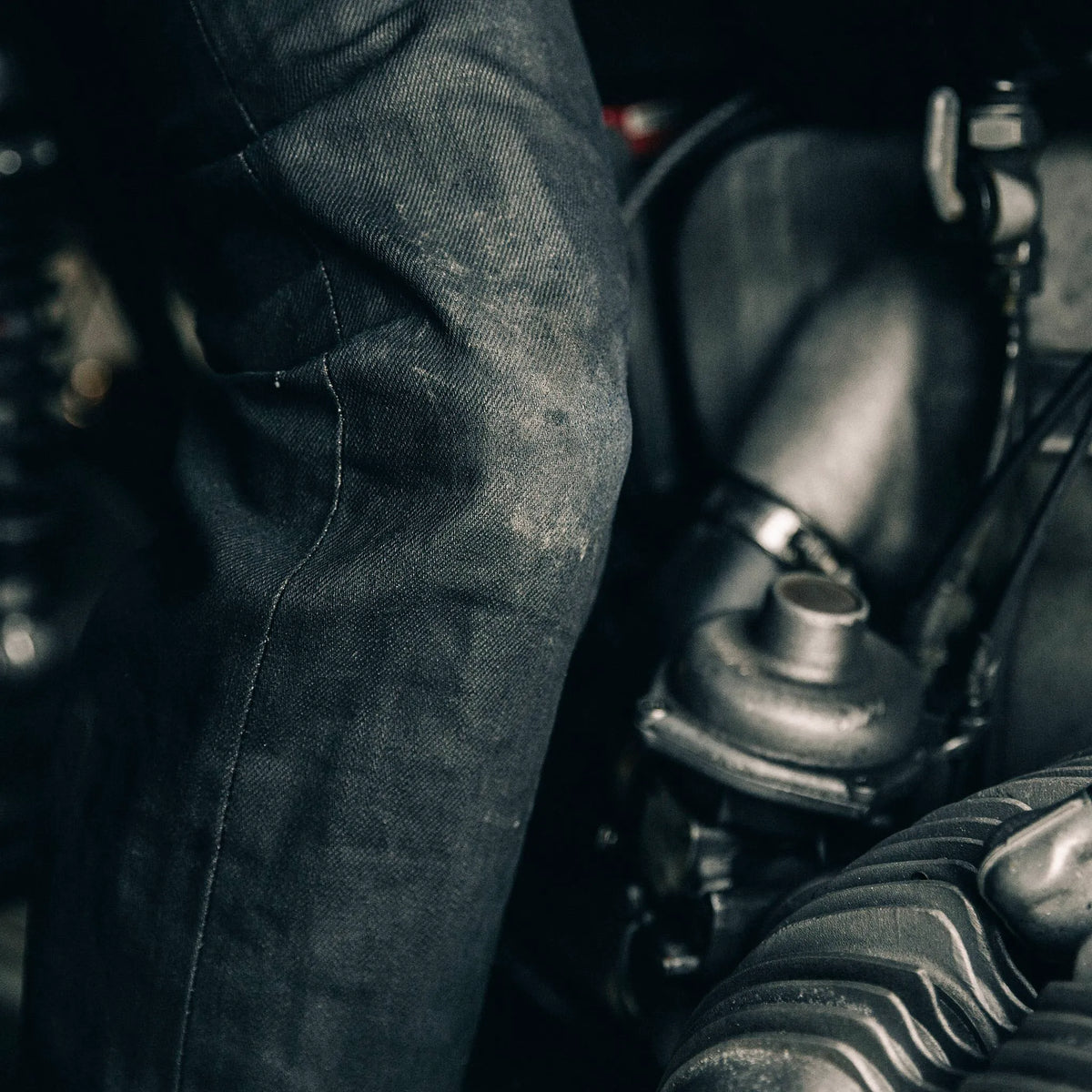 The Democratic Jean in Black Over-dye Selvage