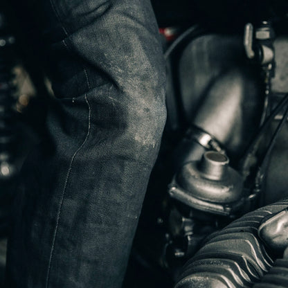 The Democratic Jean in Black Over-dye Selvage