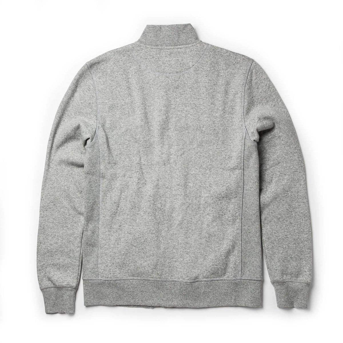 The Heavy Bag Bomber in Heather Grey Fleece