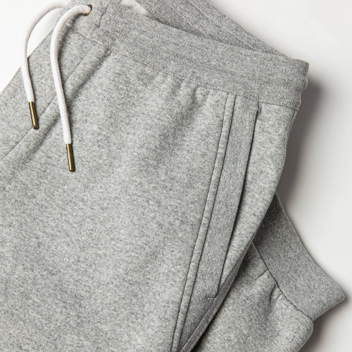 The Heavy Bag Pant in Heather Grey Fleece