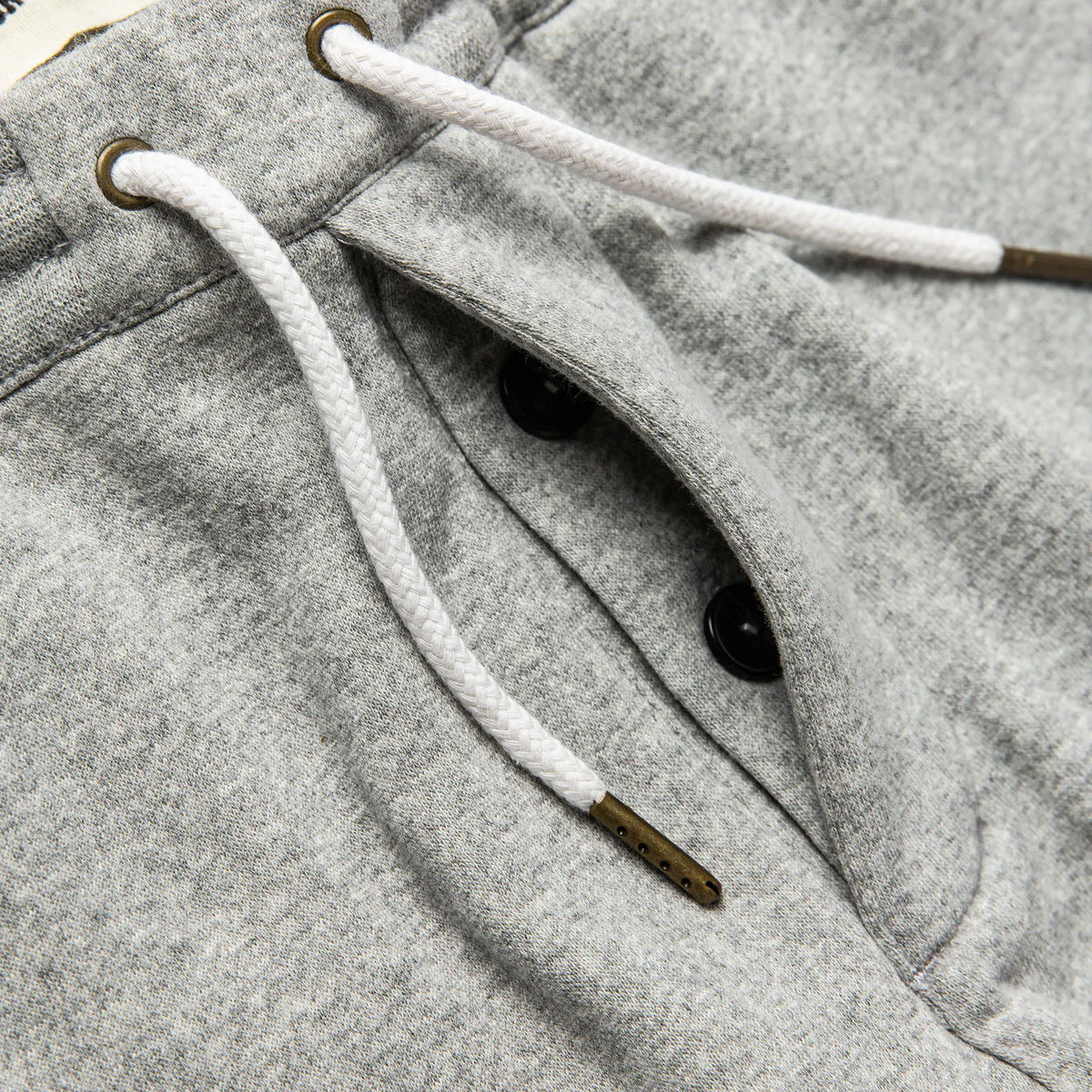 The Heavy Bag Pant in Heather Grey Fleece