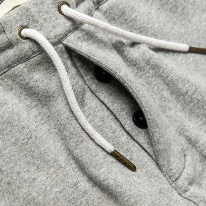The Heavy Bag Pant in Heather Grey Fleece