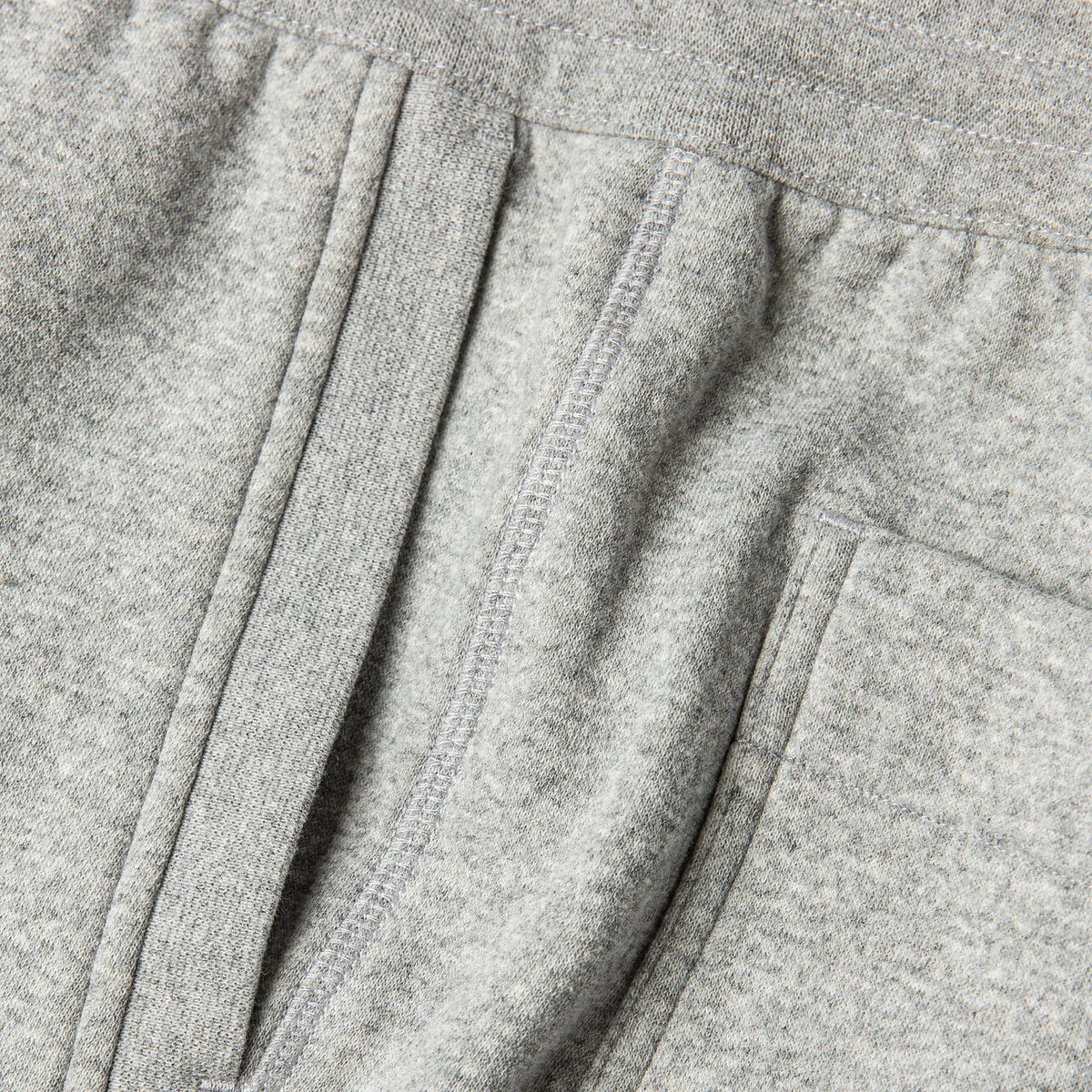 The Heavy Bag Pant in Heather Grey Fleece