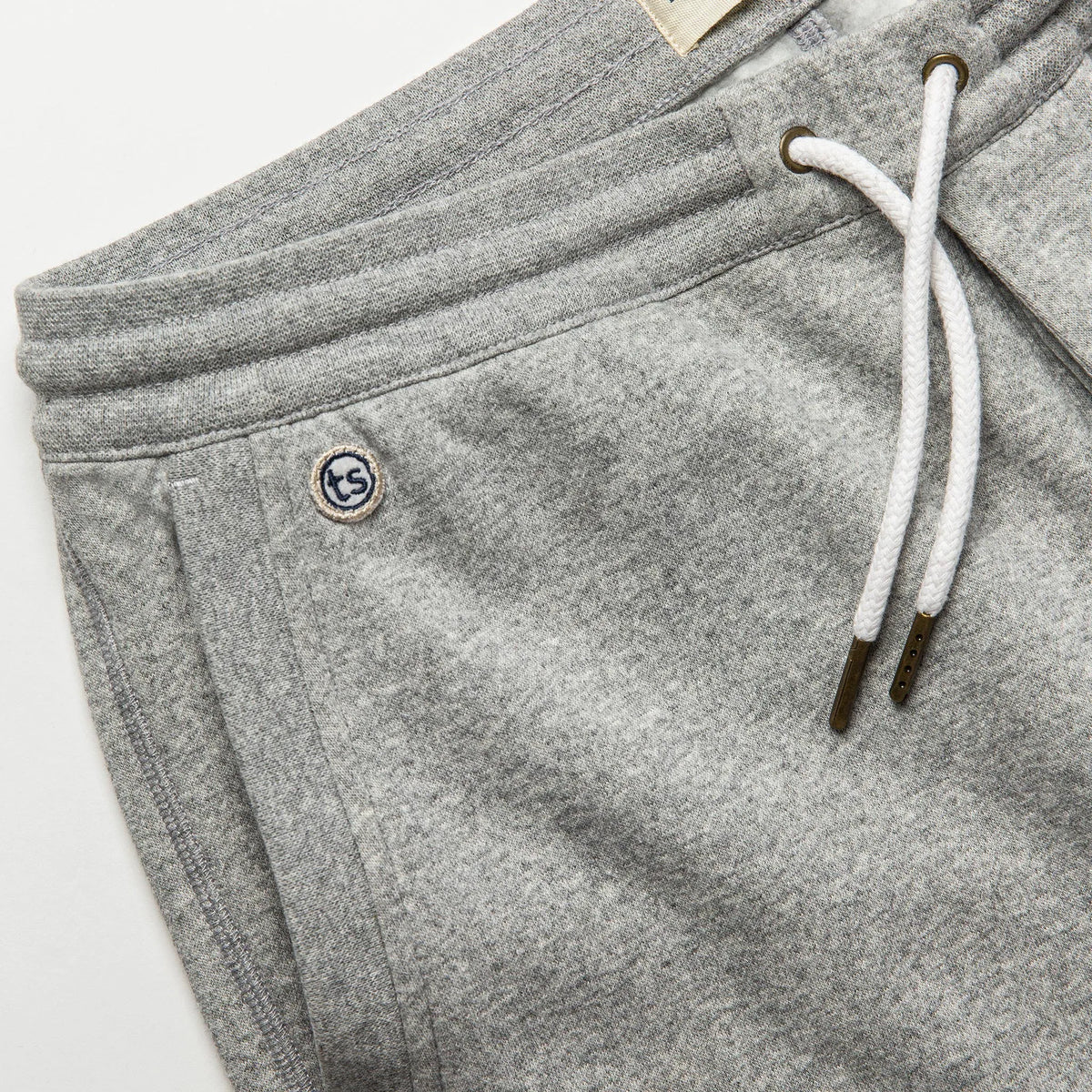 The Heavy Bag Short in Heather Grey Fleece