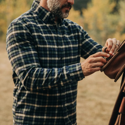 The Jack in Brushed Green Plaid