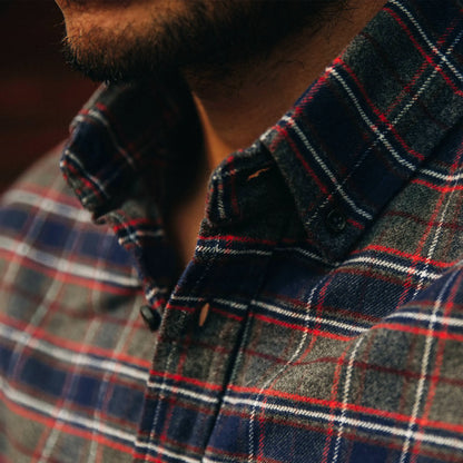 The Jack in Brushed Grey Plaid