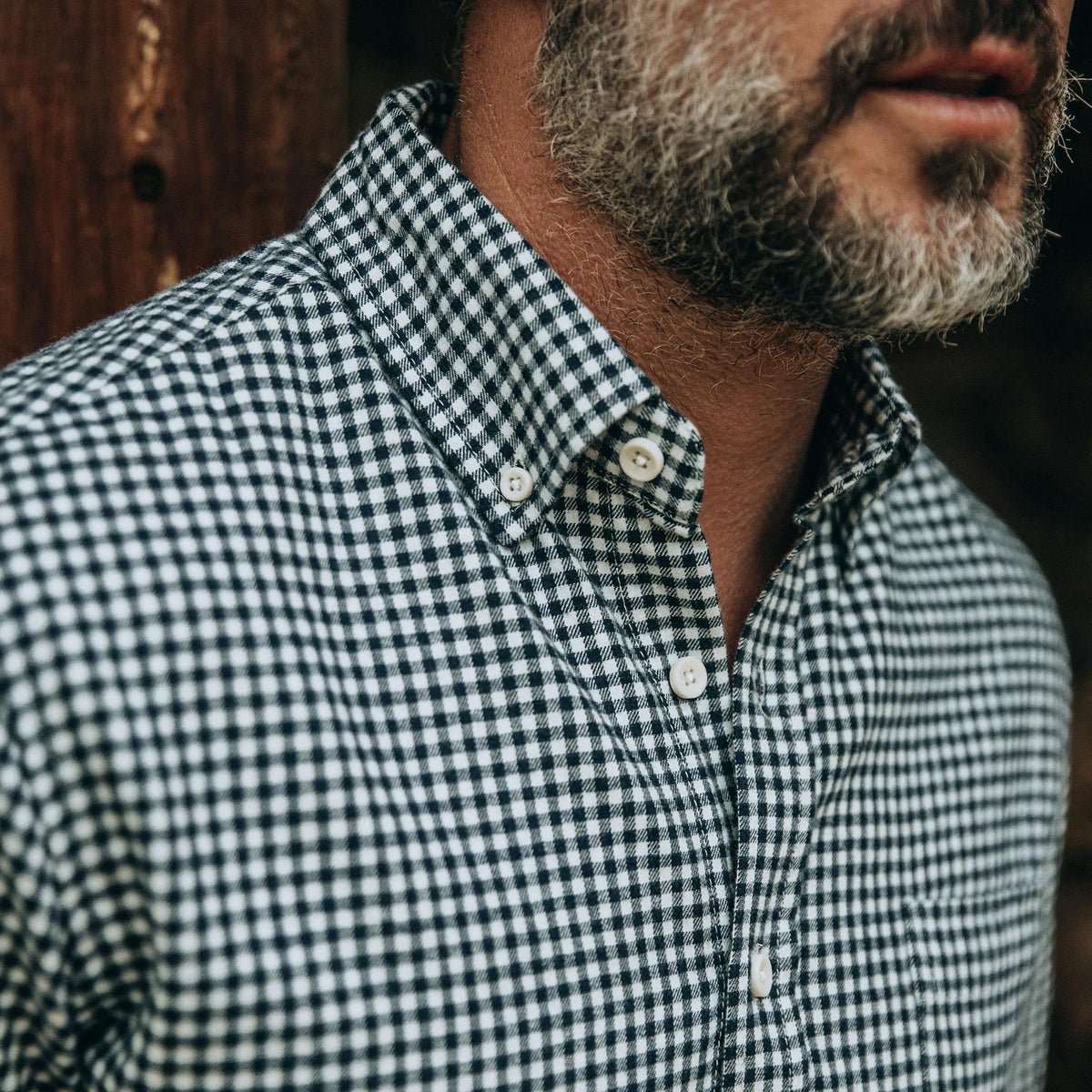 The Jack in Brushed Navy Gingham