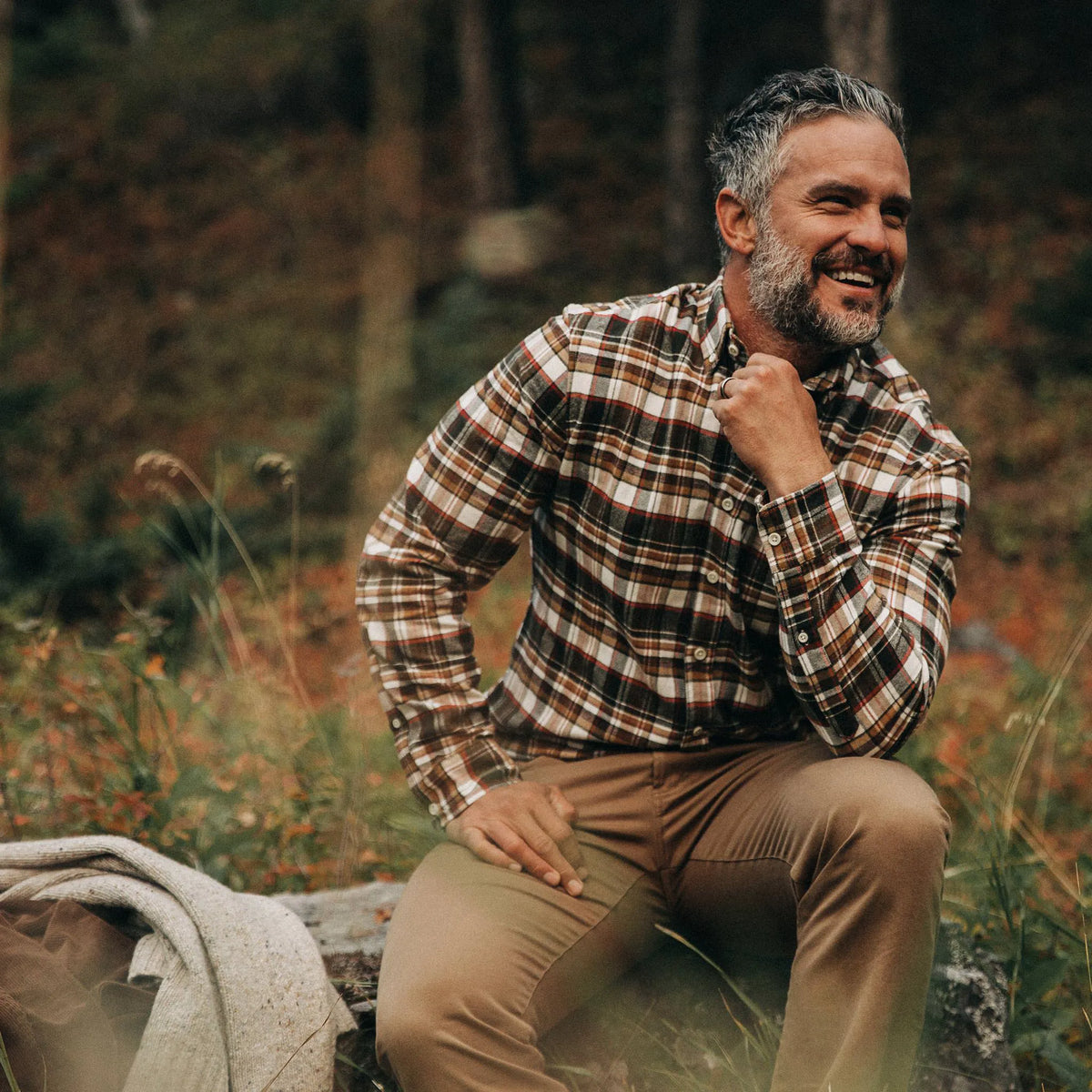 The Jack in Brushed Wheat Plaid