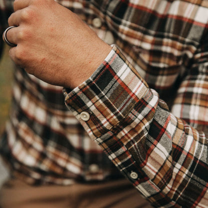 The Jack in Brushed Wheat Plaid