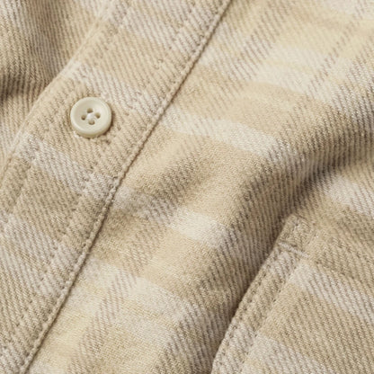 The Ledge Shirt in Sand Plaid