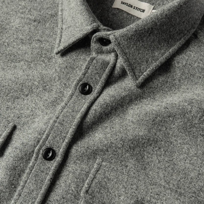 The Maritime Shirt Jacket in Ash Donegal