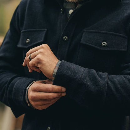 The Maritime Shirt Jacket in Deep Navy