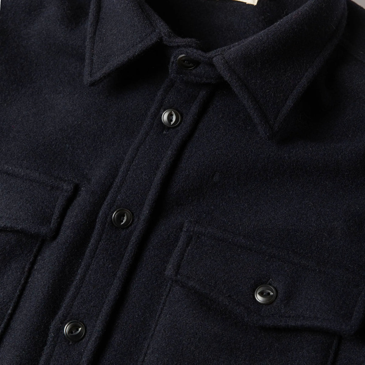 The Maritime Shirt Jacket in Deep Navy