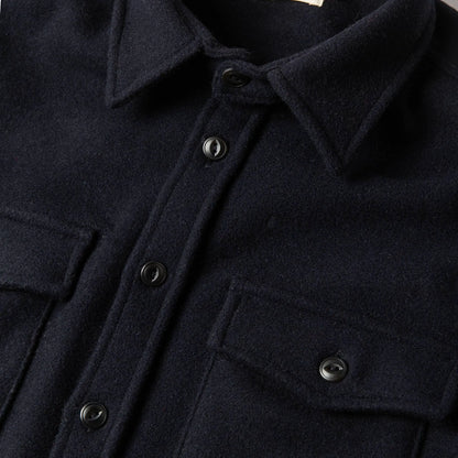The Maritime Shirt Jacket in Deep Navy