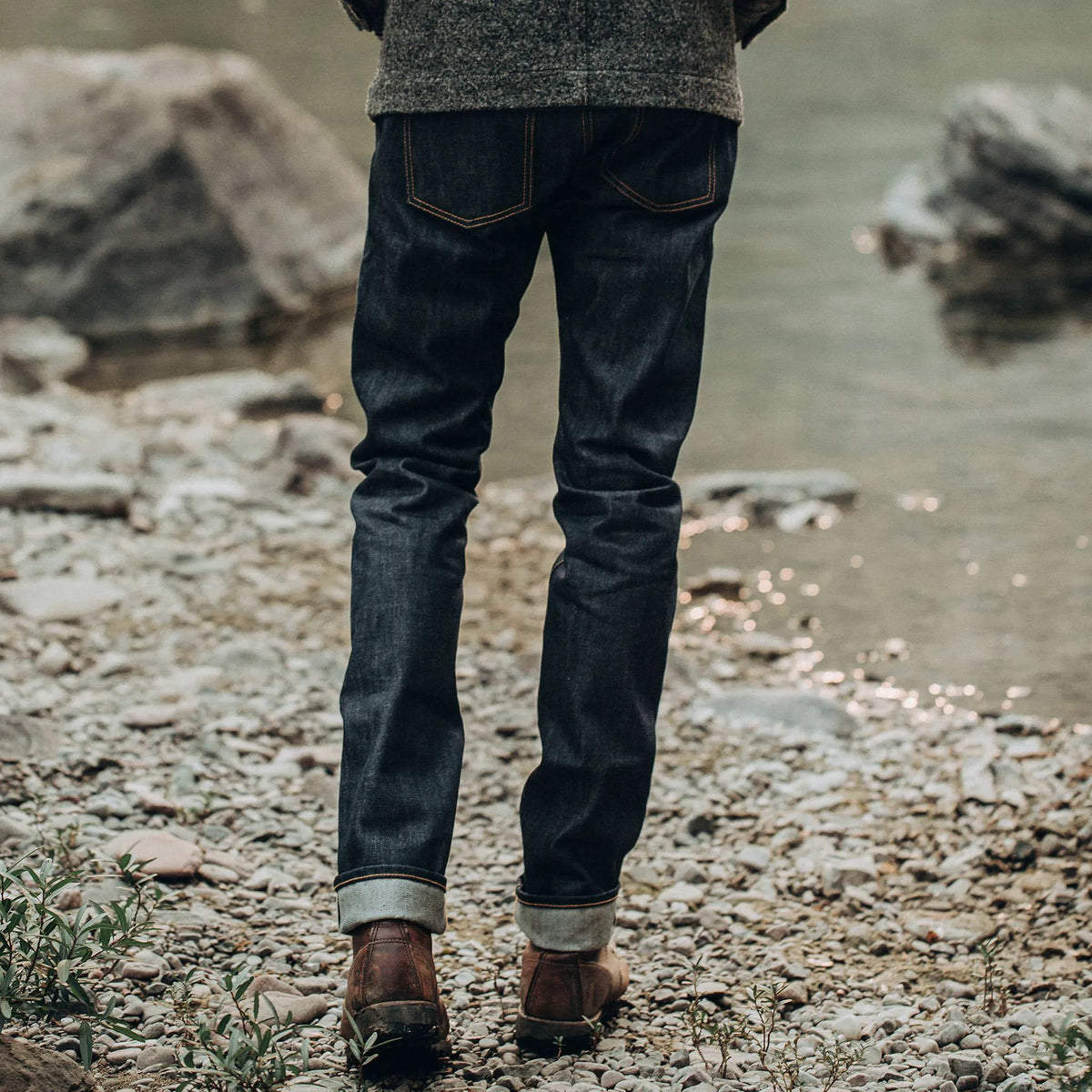 The Slim Jean in Cone Mills Reserve Selvage