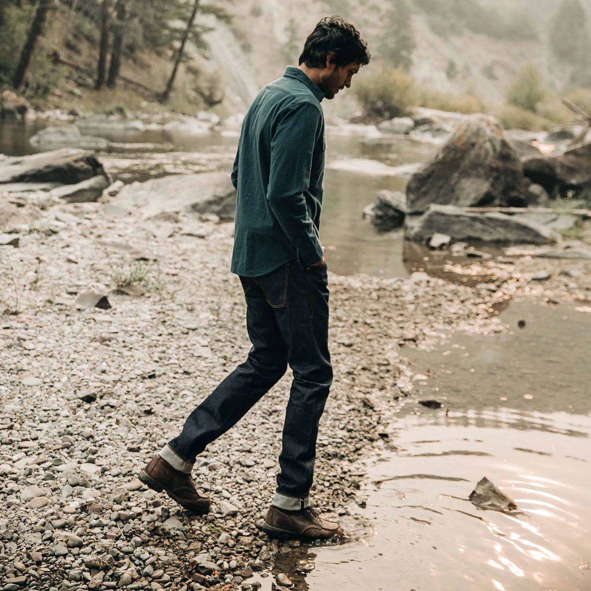 The Yosemite Shirt in Deep Ocean