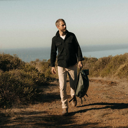 The Ledge Shirt in Coal Twill