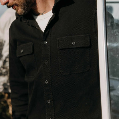 The Ledge Shirt in Coal Twill