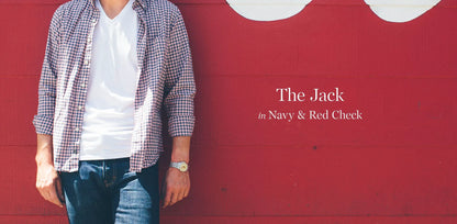 The Jack in Navy & Red Check