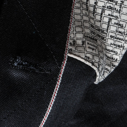 The Long Haul Jacket in Kuroki Mills Black Selvage