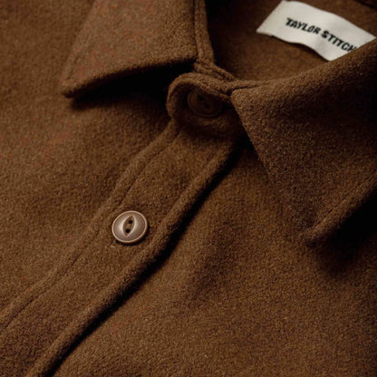 The Maritime Shirt Jacket in Rust