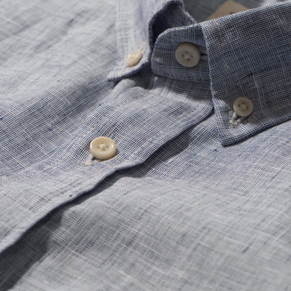 The Jack in Navy Pin Dot Linen
