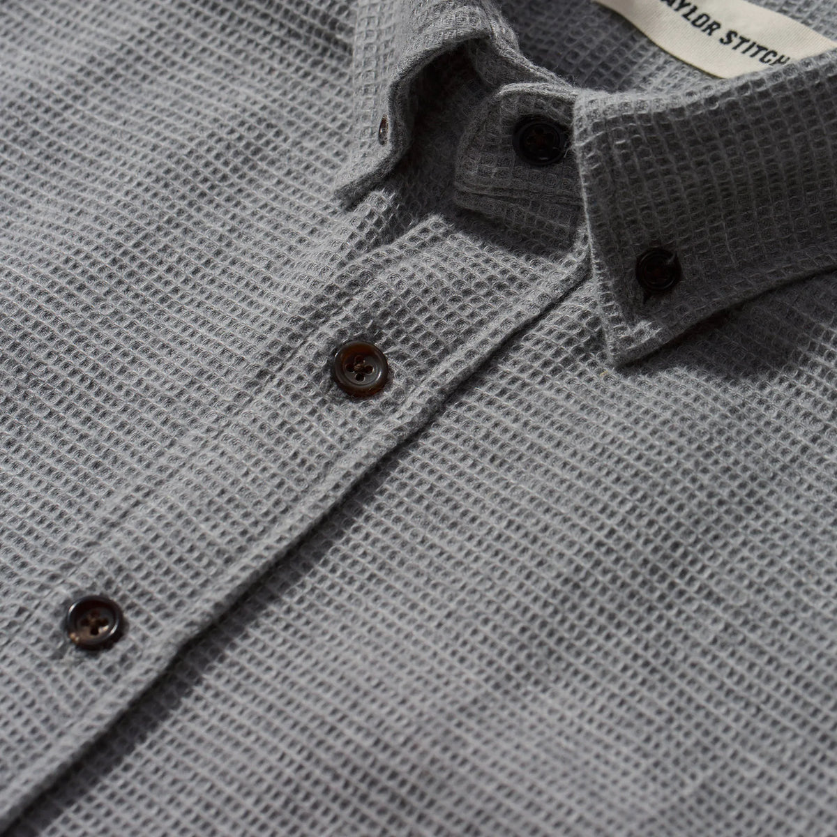 The Short Sleeve Jack in Ash Waffle