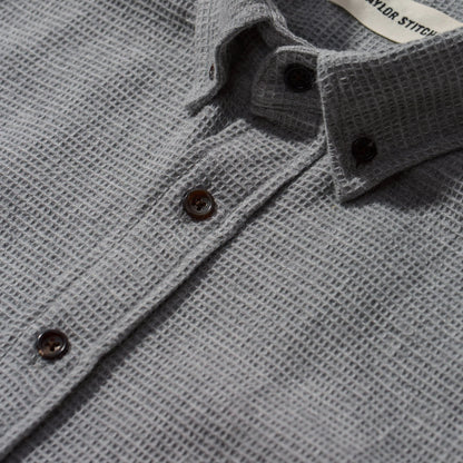 The Short Sleeve Jack in Ash Waffle