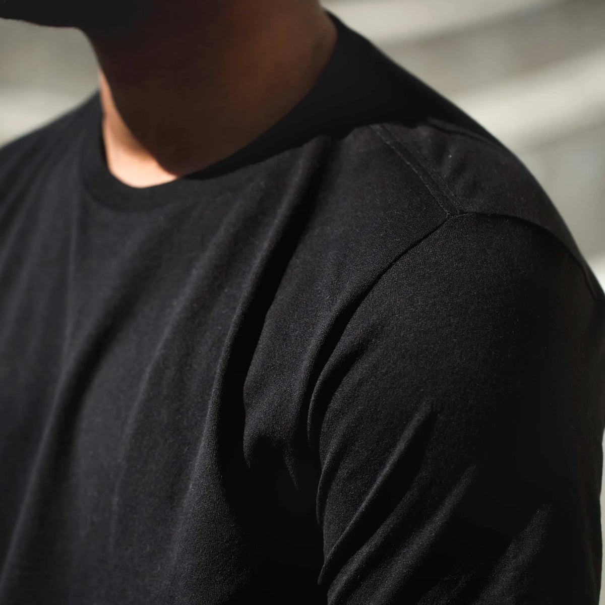 The Triblend Tee in Black