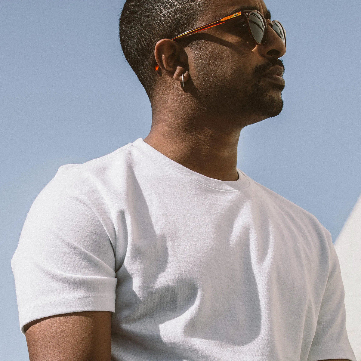 The Triblend Tee in White