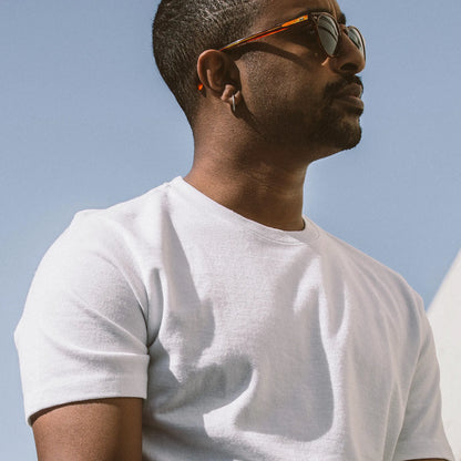 The Triblend Tee in White